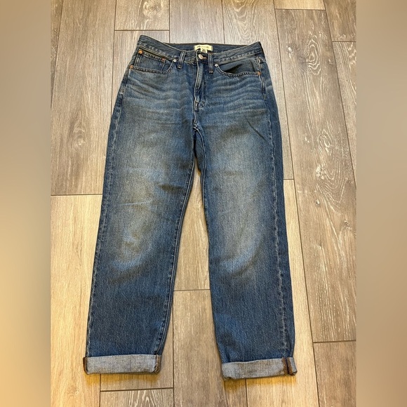 Madewell Relaxed Jeans Cuffed Size 27 - Picture 1 of 8